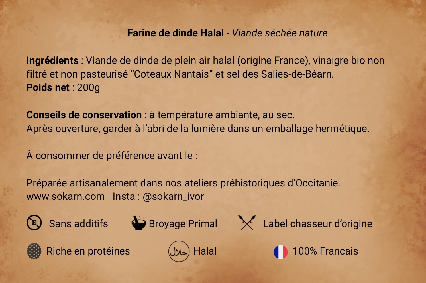 Farine de dinde halal – Image 2